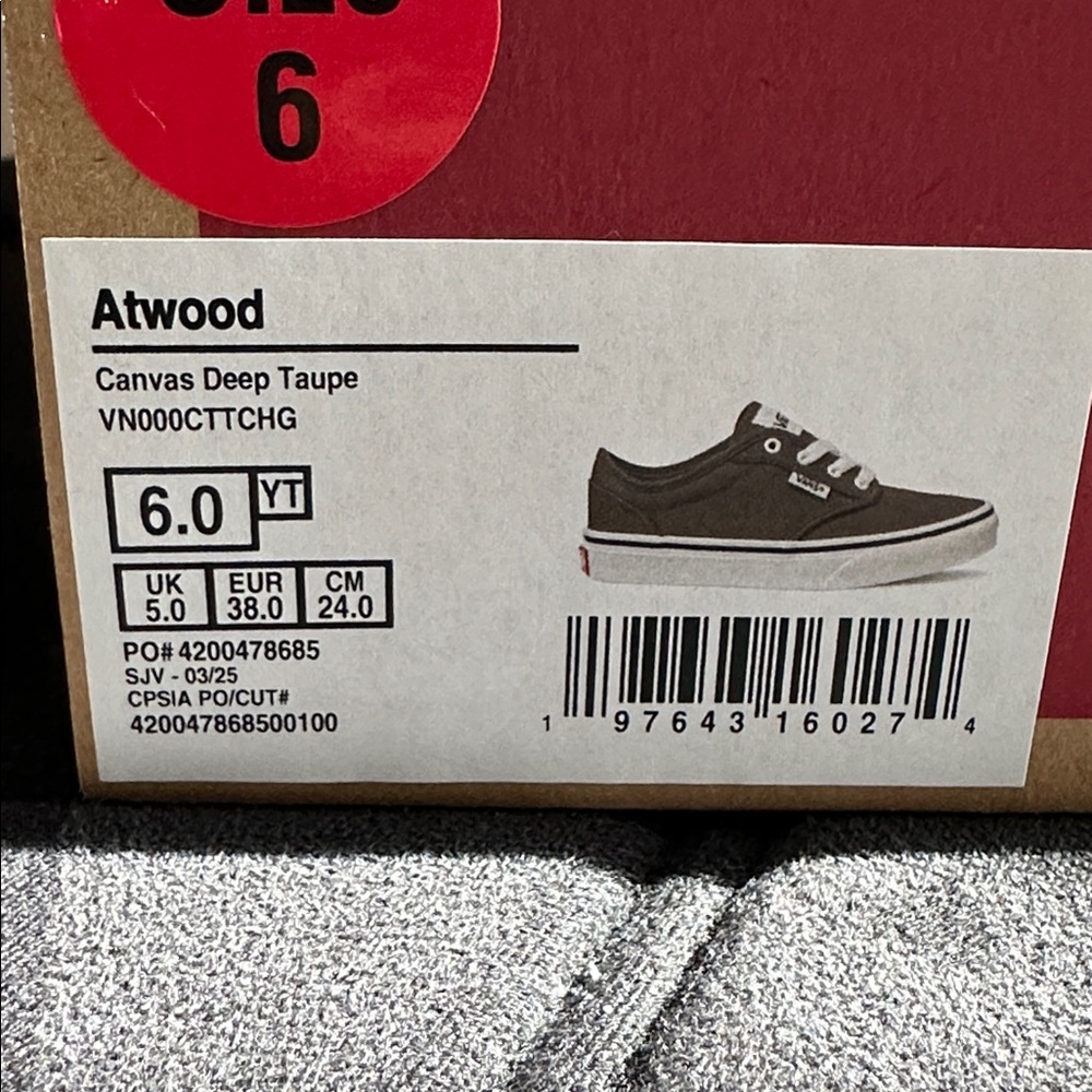 Vans Kids Atwood Canvas Sneakers - Picture 7 of 7